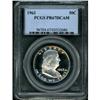 Image 1 : 1963 Franklin Half Dollar PCGS PR67DCAM