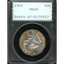1963 Franklin Half Dollar PCGS MS65