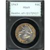 Image 1 : 1963 Franklin Half Dollar PCGS MS65