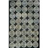 Image 1 : Lot of Three Franklin Half Dollar BU Rolls 1949-1963