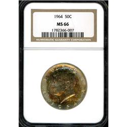 1964 Kennedy Half Dollar NGC MS66