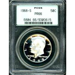 1968-S Kennedy Half Dollar PCGS PR66
