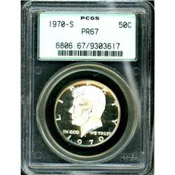 1970-S Kennedy Half Dollar PCGS PR67