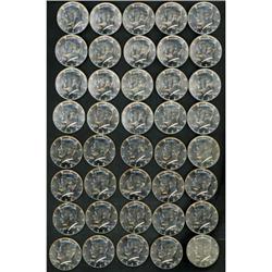 Lot of Six Kennedy Half Dollar BU Rolls 1964 & 1965