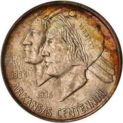 1936-D Arkansas Half Dollar NGC MS67