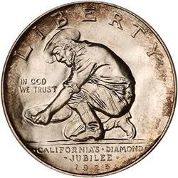 1925-S California Half Dollar PCGS MS67