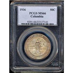 1936 Columbia, S.C. Half Dollar PCGS MS66