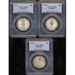 1936 Columbia PDS Set PCGS MS65