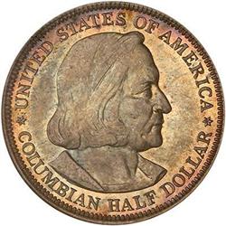 1893 Columbian Half Dollar PCGS MS65