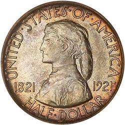 1921 Missouri Half Dollar ICG MS66