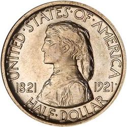 1921 Missouri Half Dollar NGC MS64