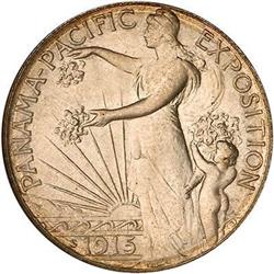 1915-S Panama-Pacific Half Dollar NGC MS66