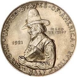 1921 Pilgrim Half Dollar NGC MS65