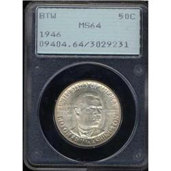 1946 Booker T. Washington Half Dollar PCGS MS64