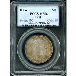 1951 Booker T. Washington Half Dollar PCGS MS66