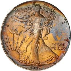 1987 Silver Eagle PCGS MS68