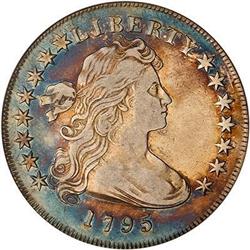 1795 Draped Bust Dollar. Centered bust PCGS F15