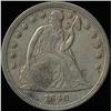Image 1 : 1846 Liberty Seated Dollar RAW