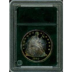 1862 Liberty Seated Dollar