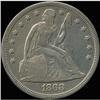 Image 1 : 1868 Liberty Seated Dollar RAW