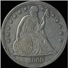 Image 1 : 1869 Liberty Seated Dollar RAW