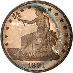 1881 Trade Dollar PCGS PR67