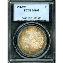1878-CC Morgan Dollar PCGS MS63