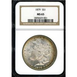 1879 Morgan Dollar NGC MS65