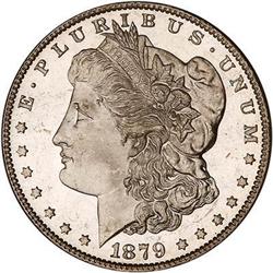 1879-S Morgan Dollar. Reverse of 1879 PCGS MS66DMPL