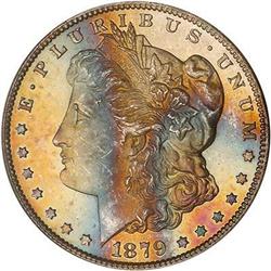 1879-S Morgan Dollar. Reverse of 1879 PCGS MS65