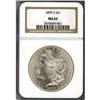 Image 1 : 1899-S Morgan Dollar NGC MS62
