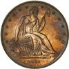 Image 1 : 1838 Pattern Dollar. Silver, reeded edge J-84 NGC PF64