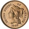 Image 1 : 1868 Pattern 3CN plain edge J-618 NGC PF64