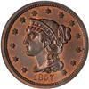 Image 1 : 1857 N-5 R5+ Small Date Proof-Only Variety PCGS PR63 RB