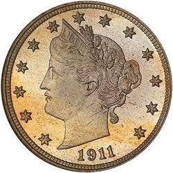 1911 Liberty Nickel NGC PF66