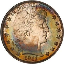 1911 Barber Half Dollar NGC PF67