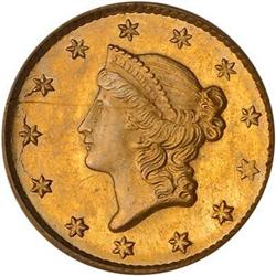 1851 $1 Gold Liberty PCGS MS63