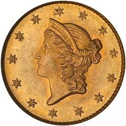 1854 $1 Gold Liberty PCGS MS64 Type 1