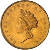 Image 1 : 1854 $1 Gold Indian PCGS MS63 Type 2