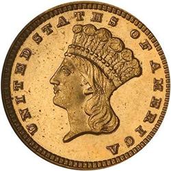 1884 $1 Gold Indian PCGS PR65 CAMEO