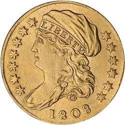 1808 $2.50 Capped Bust RAW AU