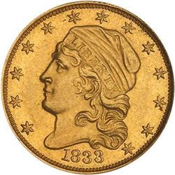 1833 $2.50 Capped Head ANACS MS60 Details