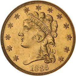 1836 $2.50 Classic Head. Script 8 NGC MS64