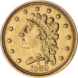 1839-C $2.50 Classic Head RAW AU