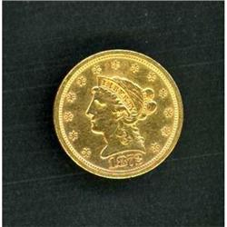 1872-S $2.50 Liberty RAW Detail of AU Net XF40