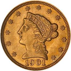 1901 $2.50 Liberty PCGS MS64
