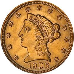 1906 $2.50 Liberty PCGS MS65