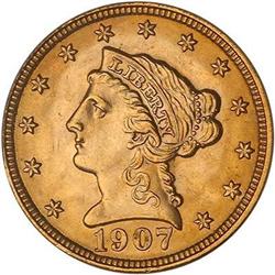 1907 $2.50 Liberty PCGS MS65