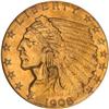 Image 1 : 1908 $2.50 Indian NGC MS64