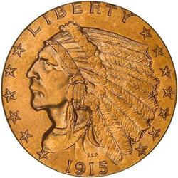 1915 $2.50 Indian PCGS MS63